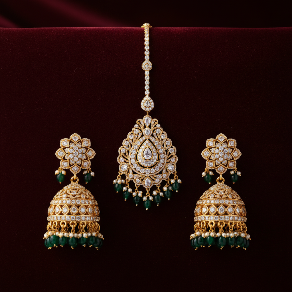 Bridal Maang Tikka Set